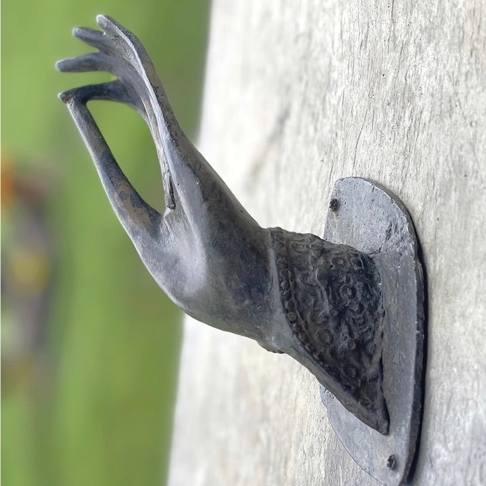 Bronze Buddha Hand Wall Hanging/Door Knob